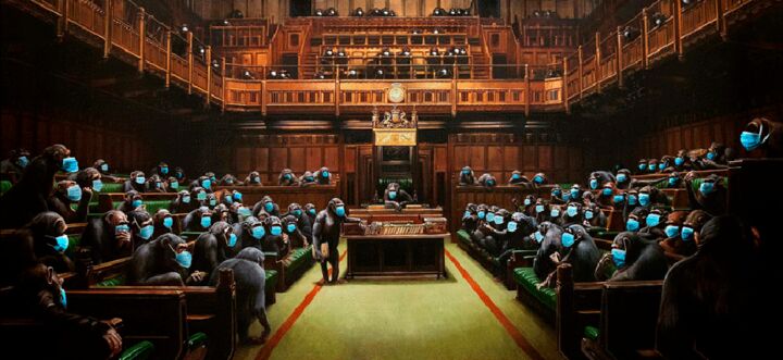 Digitale Kunst mit dem Titel "Devolved Parliament…" von Martín Sigwald, Original-Kunstwerk, 2D digitale Arbeit