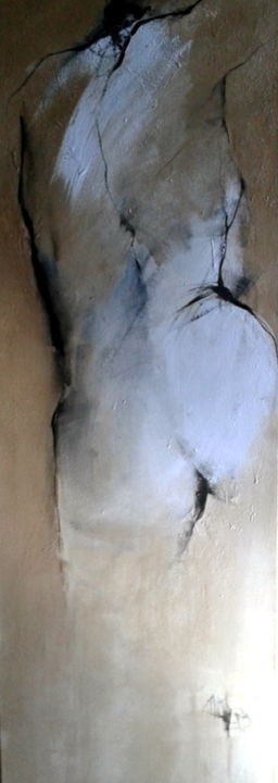 Peinture intitulée "Présence" par Martine Chaperon, Œuvre d'art originale, Acrylique Monté sur Châssis en bois