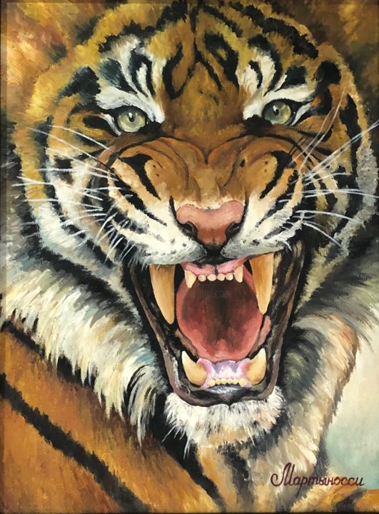 tiger painting