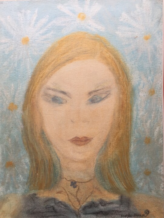 Peinture intitulée "Star" par Maryse Faroux, Œuvre d'art originale, Pastel