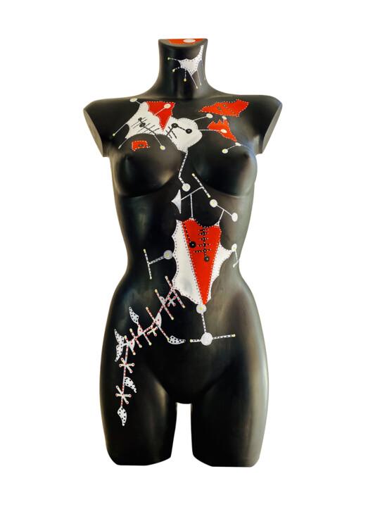 Sculpture intitulée "SORAYA" par Massimo Zerbini, Œuvre d'art originale, Acrylique