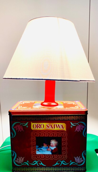 Diseño titulada "LAMPADA ORO SAIWA" por Massimo Zerbini, Obra de arte original, Accesorios