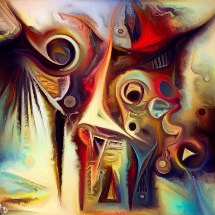 Digital Arts titled "Rêve et réalité II" by Mathieu Desgeorge, Original Artwork, AI generated image