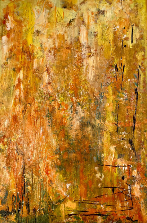 Картина под названием "АРАБСКИЙ ЗНОЙ" - Матильда Соболевская, Подлинное произведение искусства, Масло