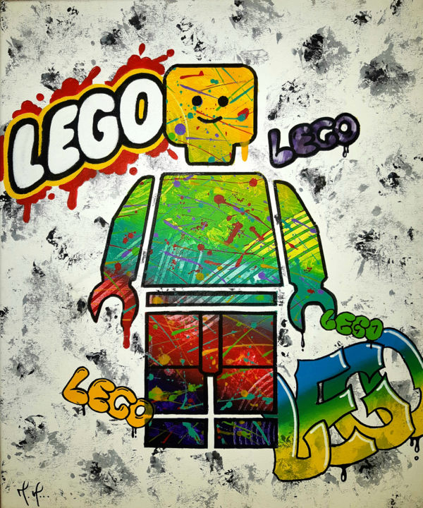 Lego, Painting by Mourer-Klein Artmajeur
