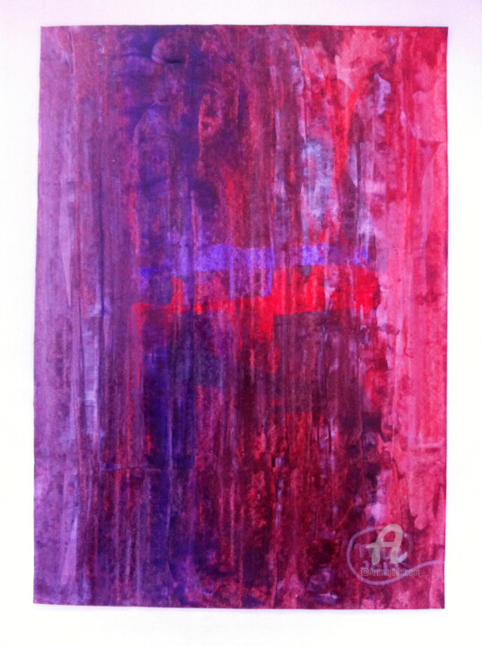 Painting titled "Abstract Contempora…" by Mia Phlor, Original Artwork, Acrylic