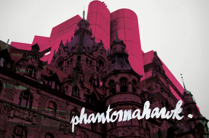 Digitale Kunst getiteld "PHANTOMAHAWK" door Michael Meise, Origineel Kunstwerk, Foto Montage