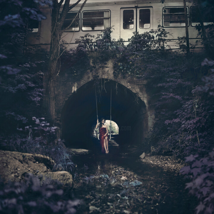 Photography titled "They said this myst…" by Michaela Haider (Lia Niobe), Original Artwork, Manipulated Photography Mounted…