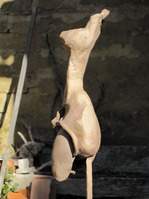 Sculpture intitulée "FEMININE" par Michel Moskovtchenko, Œuvre d'art originale, Métaux