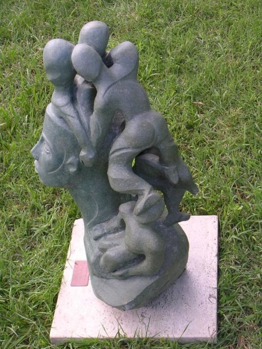 Sculpture titled "Evasione di pensier…" by Michele Soro, Original Artwork