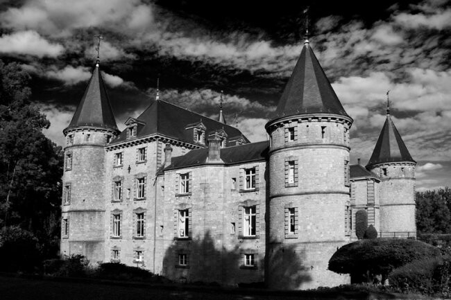 Fotografía titulada "Chateau de Mouffrin" por Michelle Jaegers-Delagrange, Obra de arte original