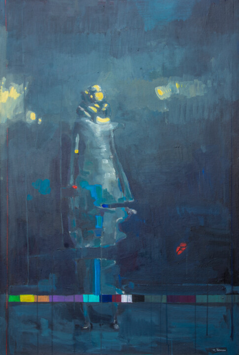 Malarstwo zatytułowany „New Layer” autorstwa Mihai Voinescu (Cetinode), Oryginalna praca, Akryl