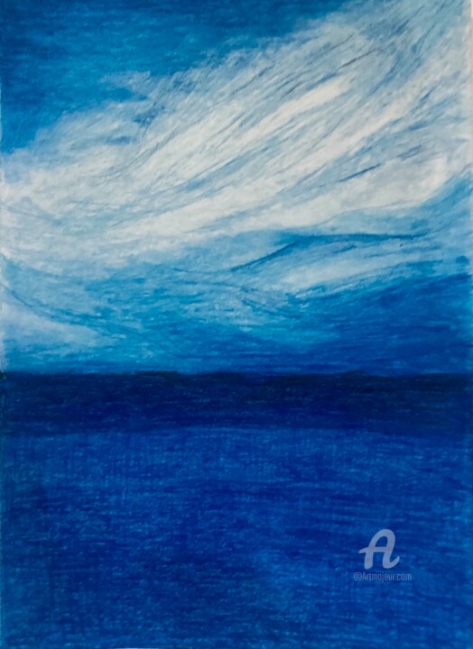 Dibujo titulada "WIND&WUTHERING" por Miler Art, Obra de arte original, Pastel