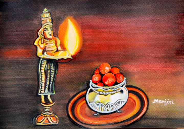 diwali festival paintings