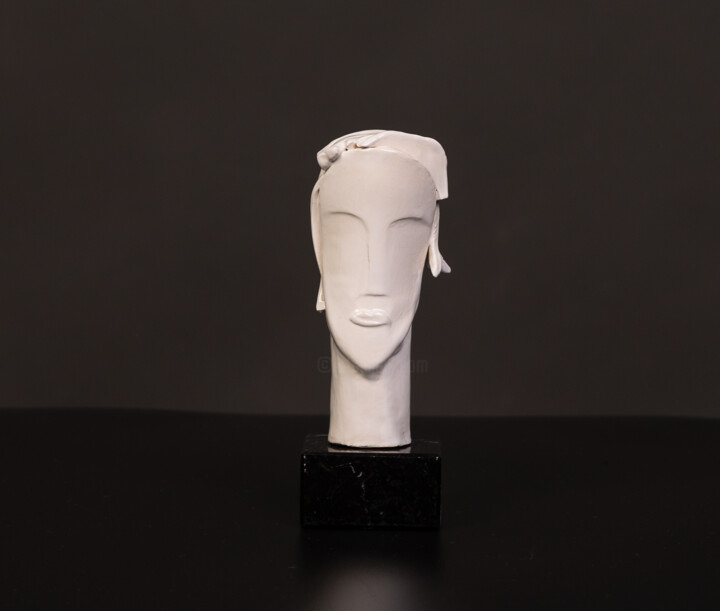 雕塑 标题为“ADONE” 由Monika Hartl, 原创艺术品, 陶瓷