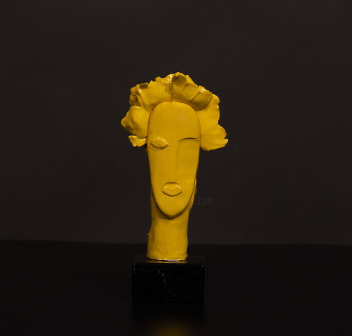 Sculpture titled "ALFIO" by Monika Hartl, Original Artwork, Ceramics