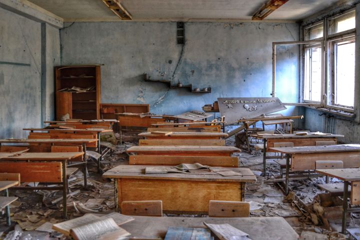 摄影 标题为“Pripyat classroom” 由Monseigneur Photography, 原创艺术品, 其他