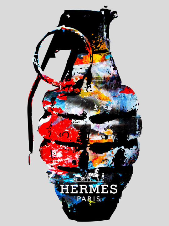 Arts numériques intitulée "UDA - GRENADE HERMES" par Morgan Paslier, Œuvre d'art originale, Photographie numérique