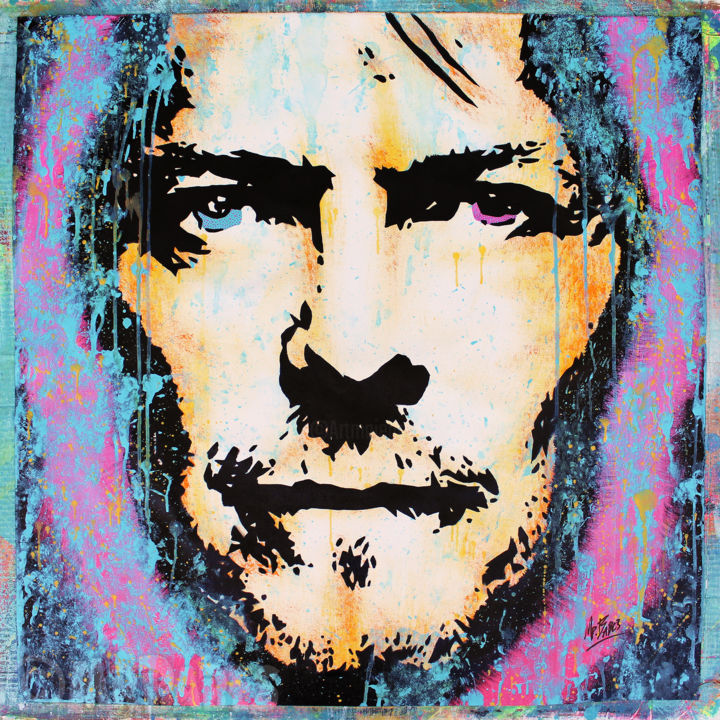 David Bowie Painting By Mr Babes Artmajeur