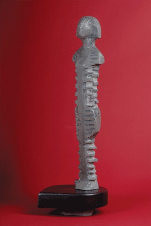 Sculpture titled "Mustafa BULAT, Zama…" by Mustafa Bulat, Original Artwork, Stone