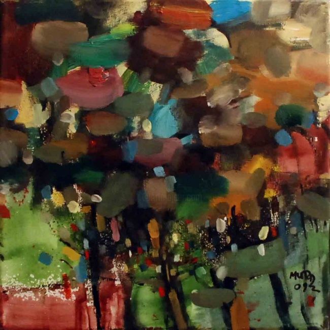 Painting titled "oil colour on canvas" by Mutaz Elemam, Original Artwork