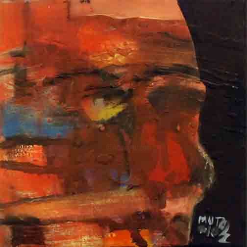 Painting titled "oil colour on canvas" by Mutaz Elemam, Original Artwork