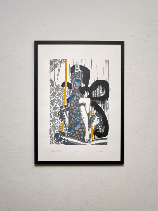 Отпечатки и Гравюры под названием "destruction Silk sc…" - Mykhailo Korobkov, Подлинное произведение искусства, Шелкография