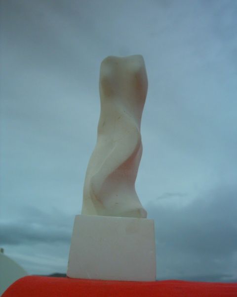 Sculpture titled "féminité" by Nadjiben, Original Artwork, Stone