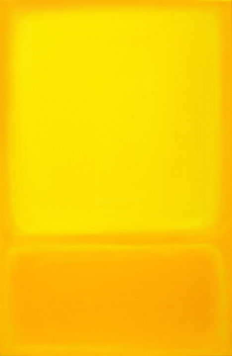Peinture intitulée "Yellow Orange" par Nataliia Sydorova, Œuvre d'art originale, Huile Monté sur Châssis en bois