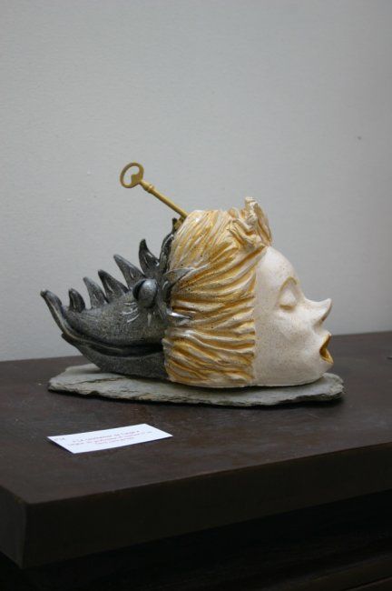 Sculpture intitulée "Le cauchemar de l'a…" par Natacha Ricque, Œuvre d'art originale