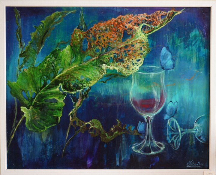 Ζωγραφική με τίτλο "THE LOVERS" από Natalia Czarnecka-Diling, Αυθεντικά έργα τέχνης, Ακρυλικό