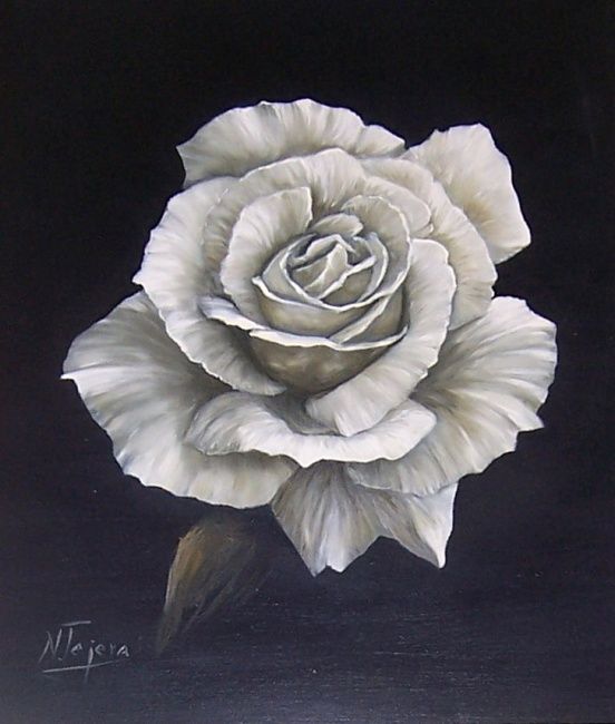 Pintura intitulada "ROSA" por Natalia Tejera, Obras de arte originais