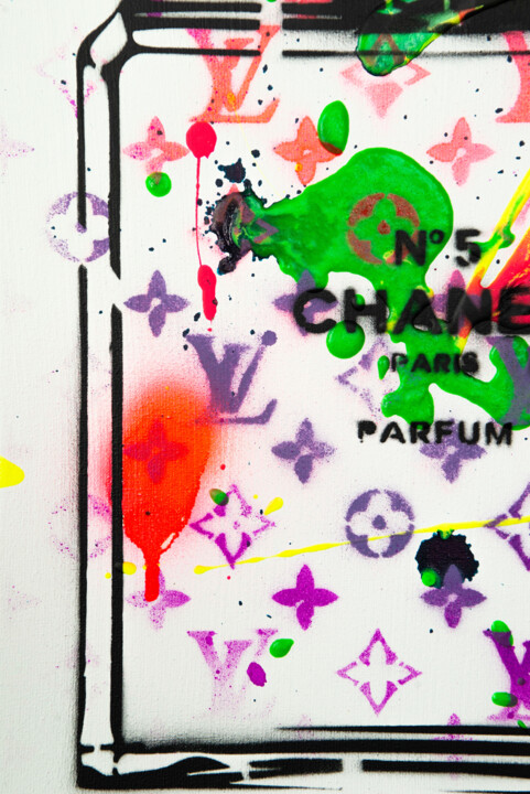 Chanel Summer Love & Louis Vuitton, Painting by Natalie Otalora