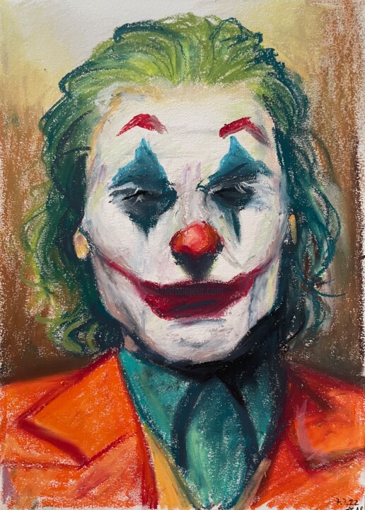 Joker - Joaquin Phoenix, Painting by Nathalie S.