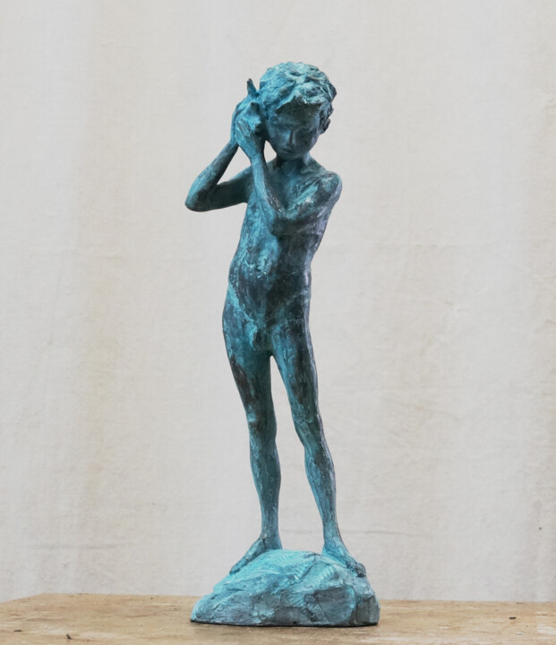 Rzeźba zatytułowany „Sea noise” autorstwa Николай Шаталов, Oryginalna praca, Brąz