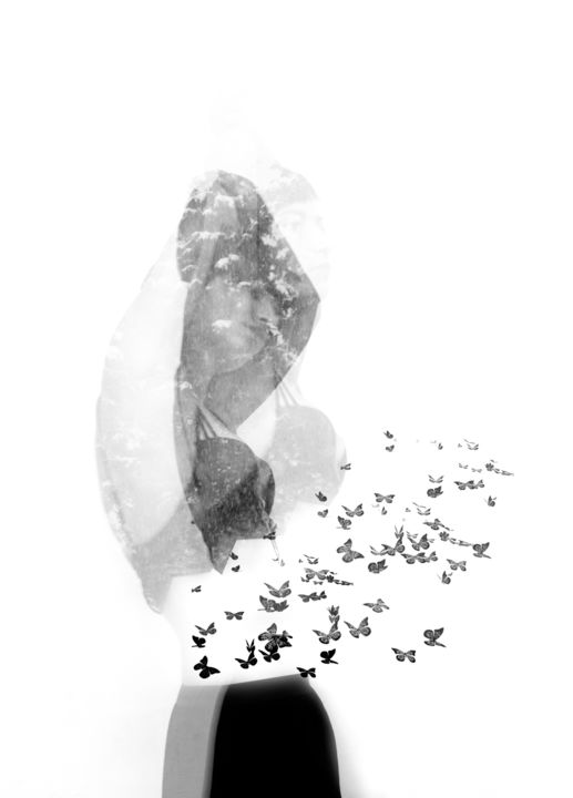 Avoir Des Papillons Dans Le Ventre, Fotografie von Noémie Beslay | Artmajeur