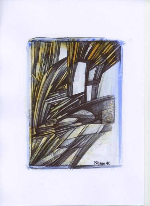 Rysunek zatytułowany „ART DE ROCK” autorstwa Nuage 40, Oryginalna praca, Długopis