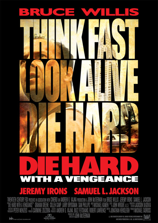 Arte digital titulada "Die Hard 3 with a v…" por Nuansa Art, Obra de arte original, Trabajo Digital 2D