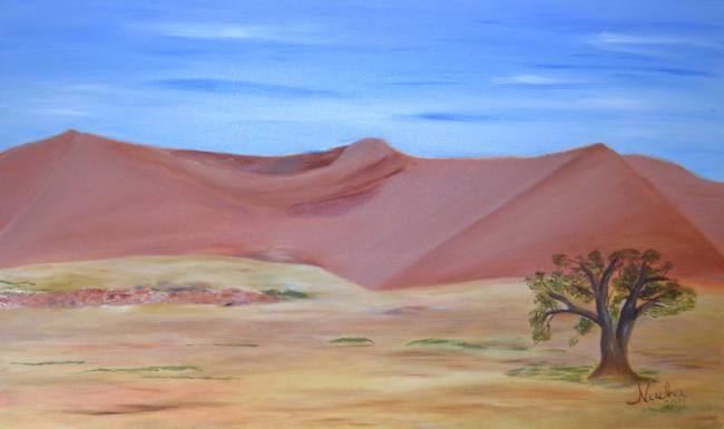 Картина под названием "Sosusvlei, Namibia" - Nucha, Подлинное произведение искусства, Другой