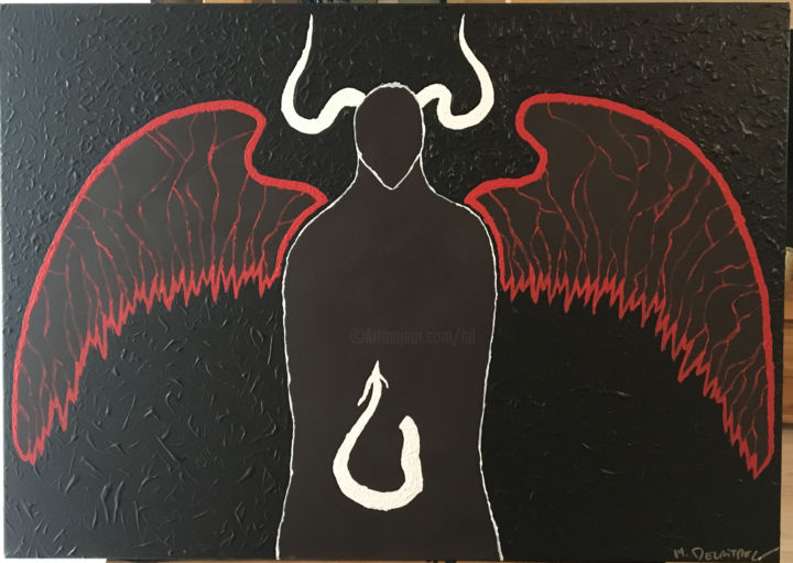 Ange Ou Demon Painting By Nunurs Artmajeur