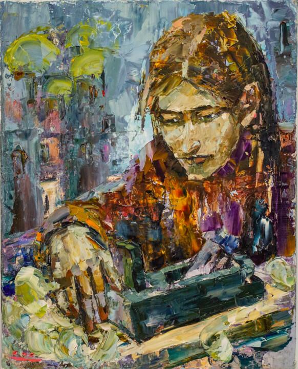 Peinture intitulée "The Carpenter's Son…" par Oleg Sharapanovsky, Œuvre d'art originale, Huile