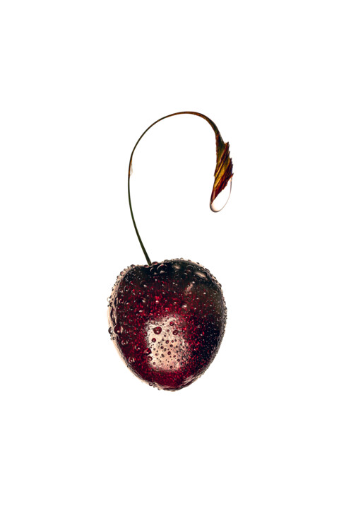 Fotografía titulada "Cherries" por Letis, Obra de arte original, Fotografía digital