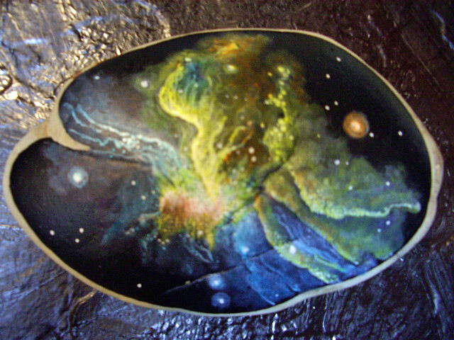 Schilderij getiteld ""Nebulosa"" door Oleos Heiko, Origineel Kunstwerk, Olie