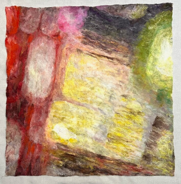 Textielkunst,  35x35 in 