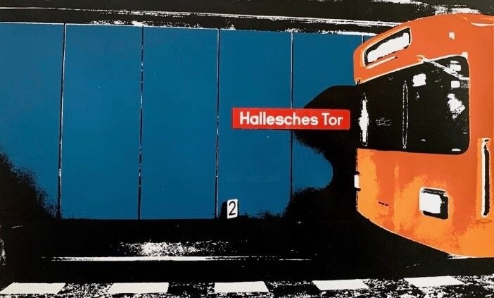 Le métro de Berlin en peinture
