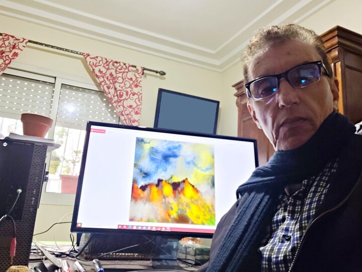 Ahmed Alozade, digitaal schilderen