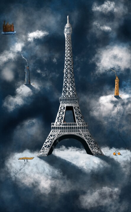 How do artists view the Eiffel Tower?
