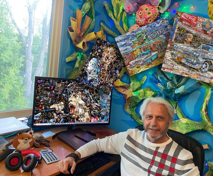 Alex Loskutov, collages de computadora