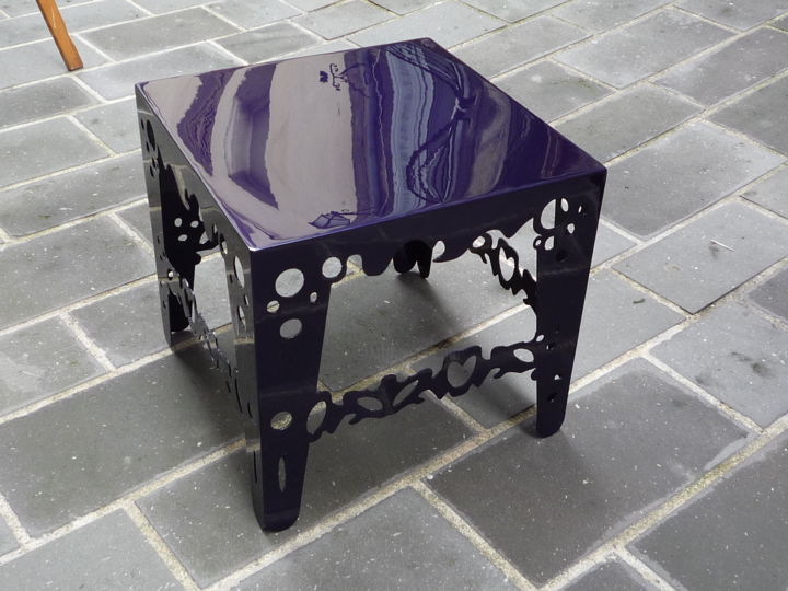 Design intitulée "table "dentelle"" par Ôr Orosco, Œuvre d'art originale, Meuble