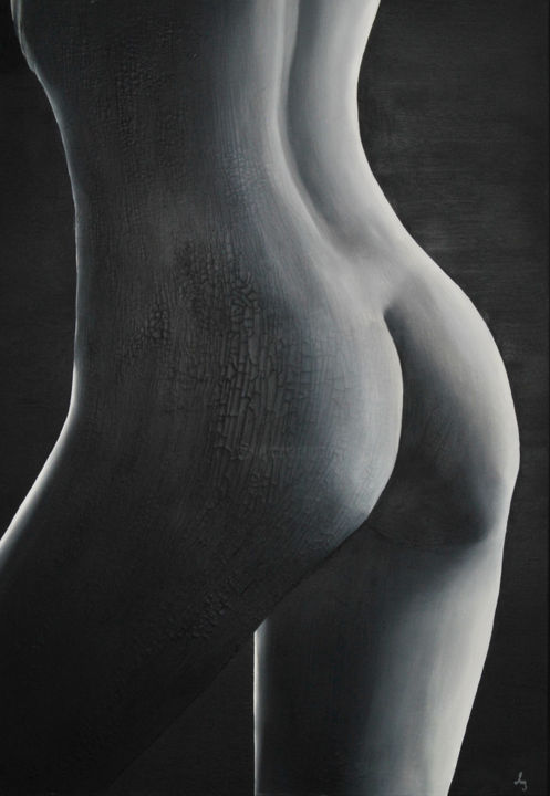 Картина под названием "Series "Light and t…" - Paula Michalska, Подлинное произведение искусства, Масло Установлен на Деревя…